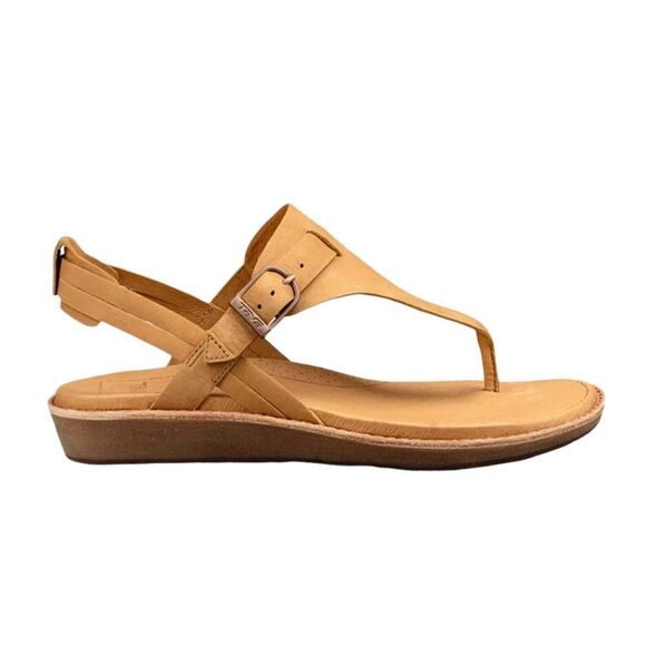 TEVA Encanto Leather Waterproof Thong Sandals 11 - Picture 1 of 10